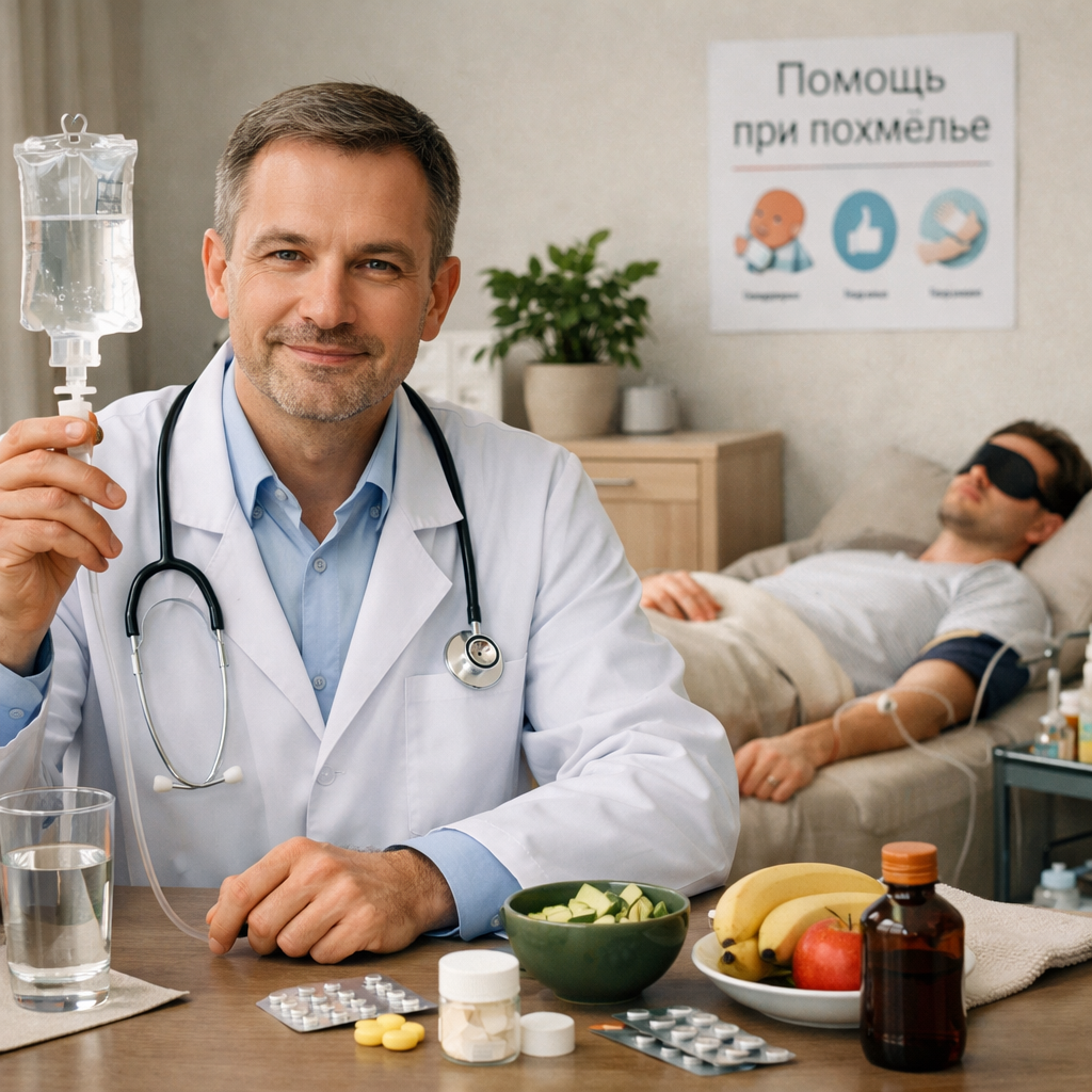 Самостоятельные методы при похмелье: что можно и когда нужен врач